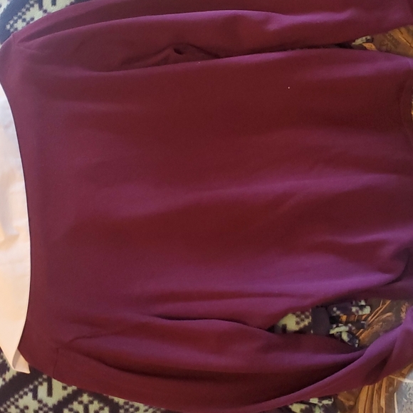 Worthington x large purple and white shirt sweater - Picture 3 of 4